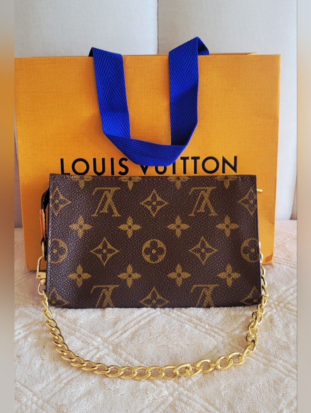 Authentic Louis Vuitton Monogram Pouch